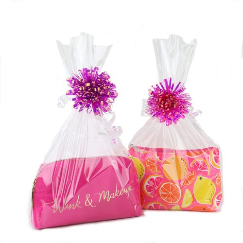 Cellophane Bags Mylar Sheet Great Wrapping Paper for Craft Basket 100 Pack (20" x 30")