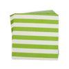 Dulousia Disposable Striped Chevron Polka Dot Green Paper Party Napkins 60 Count