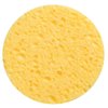 ForPro Professional Collection Compressed Cellulose, Round Face, and Body Sponge, Natural Yellow, 2.75”, 100-Count Pack