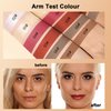 Contour Stick Makeup Set, 2024 New Face Stick Cream Blush, Bronzer Stick, Highlighter Stick for Face with Makeup Brush, Long Lasting & Natural Matte Contour Sticks for Beginner, 3 Colors (#01, 03, 05)