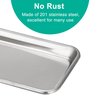 Yzurbu 6pcs Metal Tray, Stainless Steel Small Tray for Tattoo, Resin, Bathroom, Lab Instrument Supplies