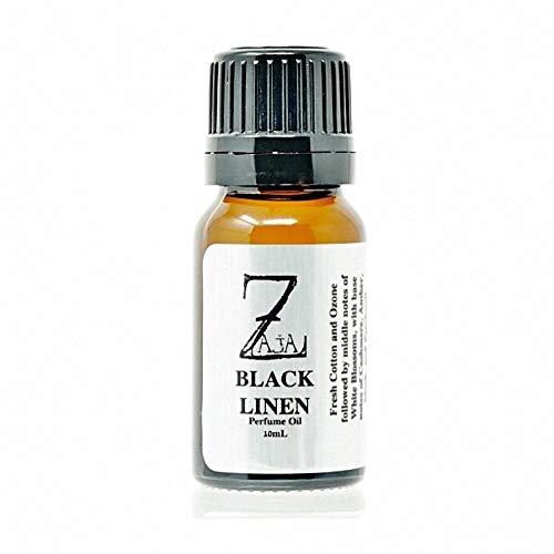 Black Linen Perfume Oil 10 mL - A Woody Mix of Ozone, Cotton, White Blossoms, and Patchouli