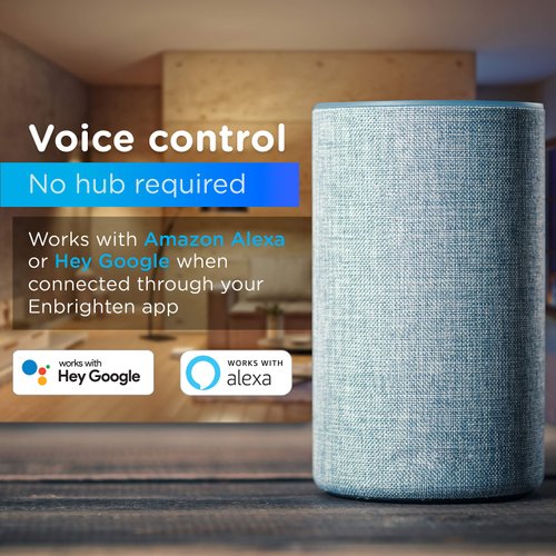 Enbrighten, Black, Wi-Fi Smart Light Switch, Outdoor, 51251