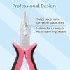 Neitsi 3 Holes Mini Plier For Micro Nano Ring Hair Extensions opener and Removal Tool