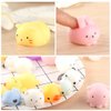 KUUQA 20 Pcs Squishies Squeeze Animal Toys Cat Rabbit Panda Stress Relief Toys Easter Egg Fillers Kids Birthday Party Favors Goodie Bag Stuffers