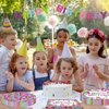 Building Block Party Supplies Kit for 24 Guests - 97 Pcs Including Plates, Forks, Napkins, Bunting - Ideal for Kids' Building Block-Themed Birthdays and Baby Showers