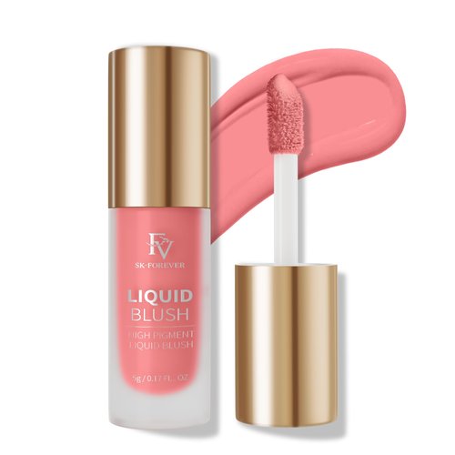 FV Liquid Blush, Long Lasting & Blendable Cream Blush for Cheeks, High Pigmented Dewy Blush Makeup, Buildable Face Blushes for Healthy Natural Finish (cheer)