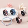 AUEAR, 4 Pack Rhinestone Hair Ponytail Holder Crystal Ponytail Hair Cuff Elastic Hair Tie Hair Band for Women Girls (Style B)
