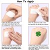 12 Sheets St. Patrick's Day Temporary Tattoos for Kids, St Patricks Day Party Supplies Green Shamrock Fake Tattoos Stickers Irish St Patricks Day Decorations Party Favors for Kids Boys Girls