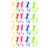 NUOBESTY Stretchy Sticky Lizards Toys Stretchy Rubbery Sticky Lizards Stretchy Sticky Toys for Kids Party Favors Goodie Bags Easter Egg Basket Stuffers Pinata Filler Students Rewards, 20Pcs