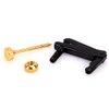 KAIY Violin Fine Tuners for 4/4-3/4 Violin, Stainless Metal String Spinner Adjuster, Nickel Plated Anti Rust, 4 Pcs Black/Gold