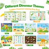 Dinosaur Toys for Kids 3-5, My Preschool Busy Book Montessori Toys for 3 4 5 6 7 Year Old Boys Girls Preschool Learning Homeschool Activities Ideal Christmas Birthday Gifts for Kids Ages 2-4 5-7