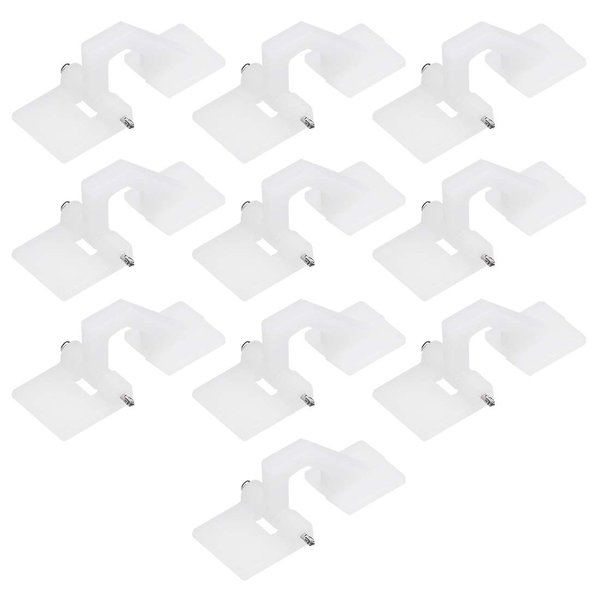 uxcell RC Hinges Adjustable Hatch Hinge L27 x W11 mm, for RC Model Airplane Parts 10pcs