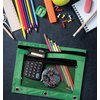 Better Office Products 3 Ring Pencil Pouch, 12 Pack, with Mesh Window, 2 Compartments, Assorted Colors