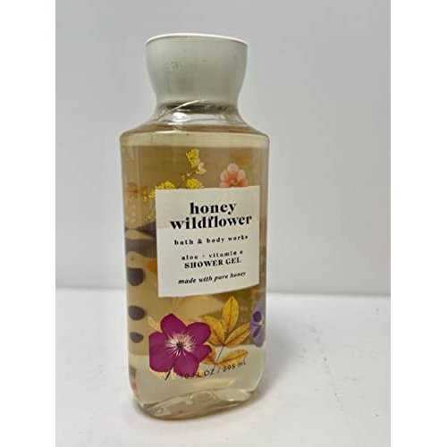 Bath and Body Works Honey Wildflower Shower Gel Body Wash 10 Ounce Full Size