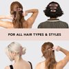 Kitsch 3pc (Terracotta) Flat Hair Clips for Women, Recycled Lay Flat Claw Clips for Thick Hair, Flat Hair Claw Clips,Flat Claw Clips for Thin Hair, Flat Clips for Hair, Hair Accessories for Girls
