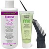 Moroccan Keratin Express Formaldehyde-Free Brazilian Keratin Hair Treatment Kit Blowout Straightening No Wait Formula Natural Organic Results with Clarifying Shampoo and Applicator Brush Alisar Pelo