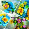 INSOON 3 in 1 Flower Cat Parrot Butterfly Building Set, Animal Figures Building Toy for Home Office Art Decor, 412 PCS Building Block Gift for Kids Boys Girls Ages 6 7 8 9 10 11 12+ Adults