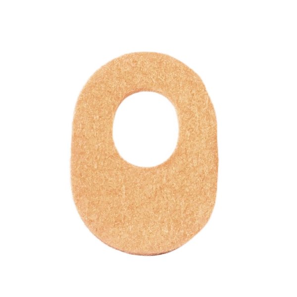 Aetna Foot Products Felt Callus Pads - (Pack of 100) 1/8th in. Adhesive Oval Cushions, Medical Bandage for Foot Pain Relief, Bunions, Callus and Corns - Beige