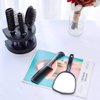 Zoestar 5Pcs Hair Brush and Comb Set for Women and Men (A-Purple)