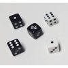 Backgammon Doubling Cube 10mm Dice Set / Replacement or Travel Set Very Small