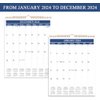 2024 Calendars - Wall Calendar from Jan 2024 to Dec 2024, 12 Monthly Calender Planner with Thick Paper for Planning and Organizing for Home/Office, Paper Calendar, 8.5 x 11 In Calendar 2024
