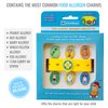 Food Allergy Bracelets for Kids – Bright, Fun Medical Charm Kit: Yellow Silicone Bracelet, Multiple Food Allergy Charms: Peanut, Nut, Dairy, Egg, Wheat & Epi Pen Charm, Medical Alert Bracelet for Kids