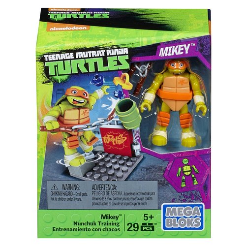 Mega Bloks Teenage Mutant Ninja Turtles Mikey Nunchuk Training Pack