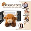 Cuckool Warmable Bull Cow Stuffed Animals, Microwavable Stuffed Animals Heating Pad for Cramps, Pain Stress Relief, Heatable Coolable Lavender Scented Plush Toys for Anxiety, Women Kids Bedtime