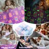 Boulou Glow in The Dark Pig Blankets Gifts for Girls Boys, Cute Pink Plush Piggy Throw Blanket Toys Present for Pig Lover Birthday Valentines Christmas 60"x50"