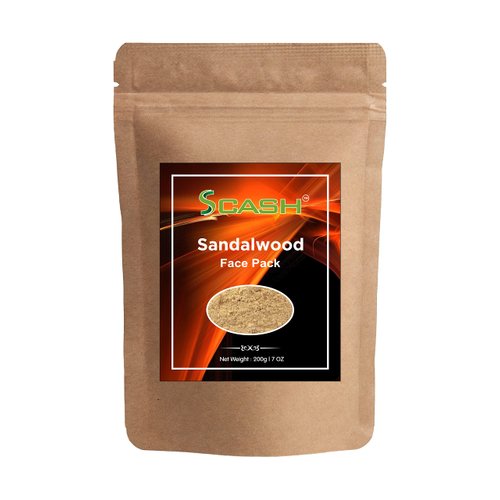 scash 7 Ounce 200gm Gram 100% Natural Pure Chandan Sandalwood Powder For Face Mask Face Pack Worship Auspicious Occasions