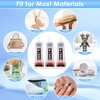 B7000 Glue for Rhinestones Crafts, 3PCS 50ML 1.68fl.oz Clear B-7000 Super Jewelry Glue Transparent Industrial Adhesive for Fabric Phone Repair Jewelery Making Crystal Gem Tac Nail Art Stone Glass