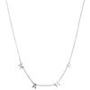 Mama Necklace, 925 Sterling Silver Dainty Link Chain with the Message Mama.