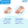 Chiroplax Tailor's Bunion Corrector Pad Bunionette Straightener Separator Cushion Pinky Toe Protector Shield Pain Relief Spacer Splint Cover Guard (Medium, 6 Pack)