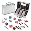 Color Nymph Beginner Makeup Kits For Teens With Train Case Included Full Makeup Kit Eyeshadow Palette Blushes Bronzer Highlighter Lipstick Brushes Mirror (White)