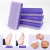 4 Pcs Foot Pumice Stone and Scrubber for Feet and Heels Callus and Dead Skins (Purple)