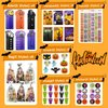 168 PCS Halloween Party Favors ,24 Pack Halloween Stationery Set Trick or Treat Gifts for kids Halloween Toy for Halloween Party Classroom School Supplies Prizes Rewards Halloween Goodie Bag Stuffers