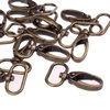 COTOWIN 1-inch Antique Brass Curved Lobster Clasps Swivel Trigger Clips Snap (Pack of 20)