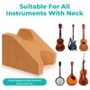 Actomall Cork Guitar Neck Rest, Guitar Neck Cradle Support Pillow, Guitar Accessories for Repair, Maintenance, Cleaning, String Instrument Luthier Tool, 100% Natural Cork Die-Cast Cut