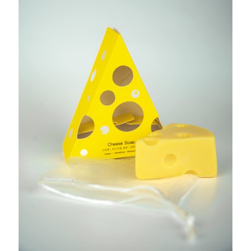 MOVALUE Kids Bar Soap - Cheese Shaped Hand Soap - Shaped Guest Soaps - Child Fun Soap - Cute Kids Body Bath Soap - Fruit Scented Soap Bar