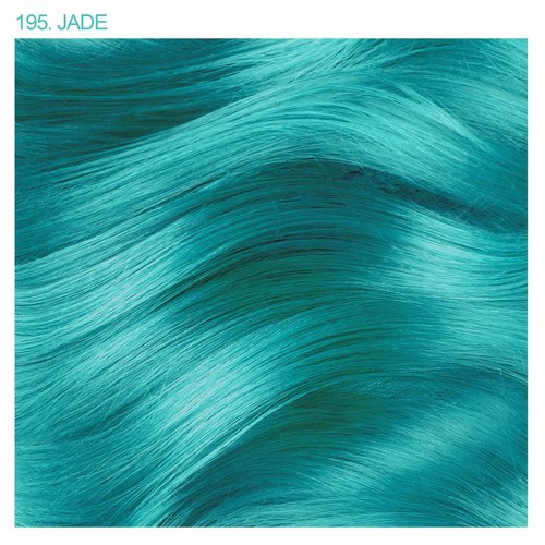 Adore Semi Permanent Hair Color - Vegan and Cruelty-Free Green Hair Dye - 4 Fl Oz - 195 Jade (Pack of 2)
