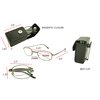 ColorViper Pocket Folding Metal Reading Glasses with Cases R7299TS (shiny gunmetal, +3.00)