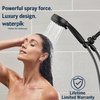 Waterpik High Pressure Hand Held Shower Head With Hose, PowerPulse Massage 7-Mode, Matte Black XPB-765ME