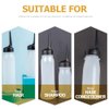 PACKOVE Hair Coloring Bottle 3pcs Hair Dye Squeeze Bottle Clear Hair Dye Bottle Hair Salon Bottles Dye Applicator Bottle Hair Oil Dispenser (Size S) Refillable Shampoo Bottle
