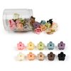 40Pcs Colorful Small Flower Hair Clips, TEBIEKOY Baby Hair Clips Mini Claw Clips Cute Jaw Clips Hair Pins Hair Barrettes Toddler Hair Accessories for Women Girls Kids Teens