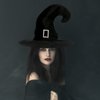 CUMENGLG Witch Hat for Women Halloween Witch Decoration for Halloween Party Carnivals Masquerade Cosplay Costume Accessory