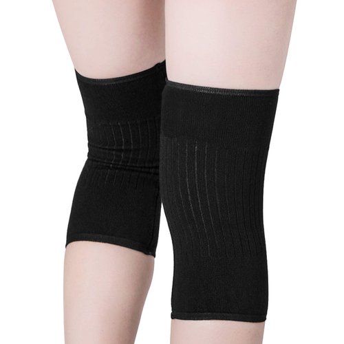 Thermal Knee Warmer Sleeve Winter Leg Brace Protector Circulation Improvement,Joint Pain Relief,Knee Arthritis Knitted Wool for Men Women Running Gym Yoga Fitness Keep Warm Soft Knee Brace 1 Pair