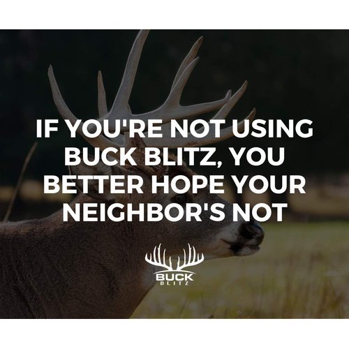 Buck Blitz - Premium Deer Attractant and Hunting Bait for White Tailed Deer, 12 Ounce Concentrate for Deer Feed - As Seen On Final Descent Outdoors Hunting Show