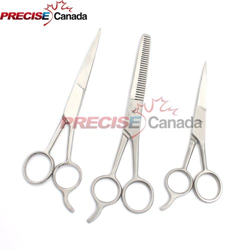 PRECISE CANADA: HAIR CUTTING SCISSORS PRECISION 3-PIECE BARBER SHEARS SET