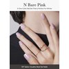 ohora Semi Cured Gel Nail Strips (N Bare Pink) - Works with Any Nail Lamps, Salon-Quality, Long Lasting, Easy to Apply & Remove - Includes 2 Prep Pads, Nail File & Wooden Stick